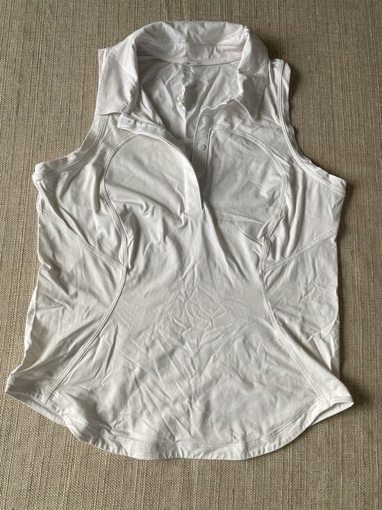 Lululemon Tops - Lululemon Quick Dry Sleeveless Polo Top Women’s Size 8